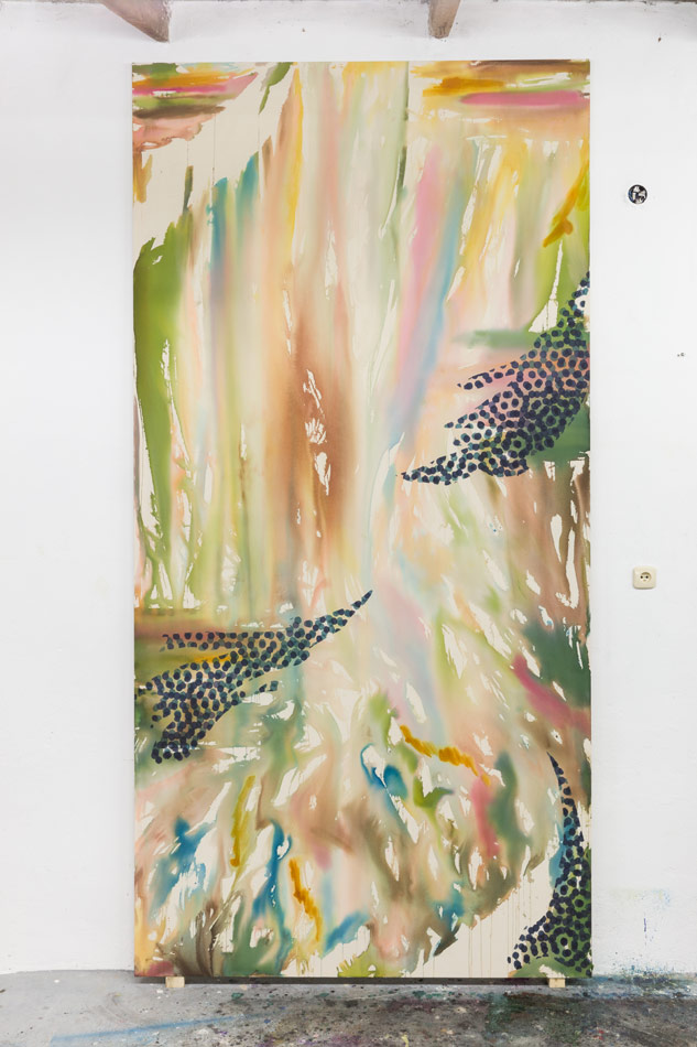 Piotr Makowski oilpastels serie 2016