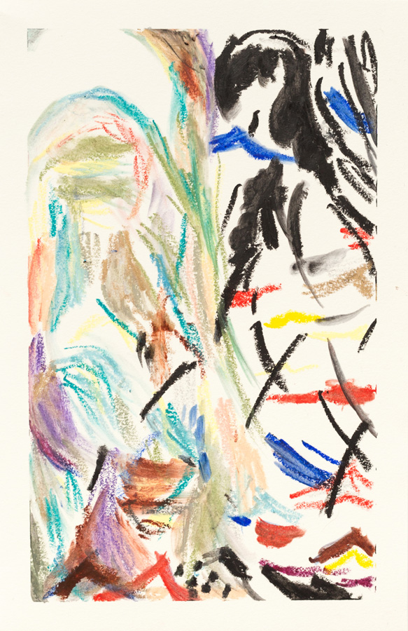 Piotr Makowski oilpastels serie 2016